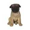 Ubia Sitting Pug X 6 X 9cm Doll Figurine Animal Garden Decor Dog 9.2 H13187-B