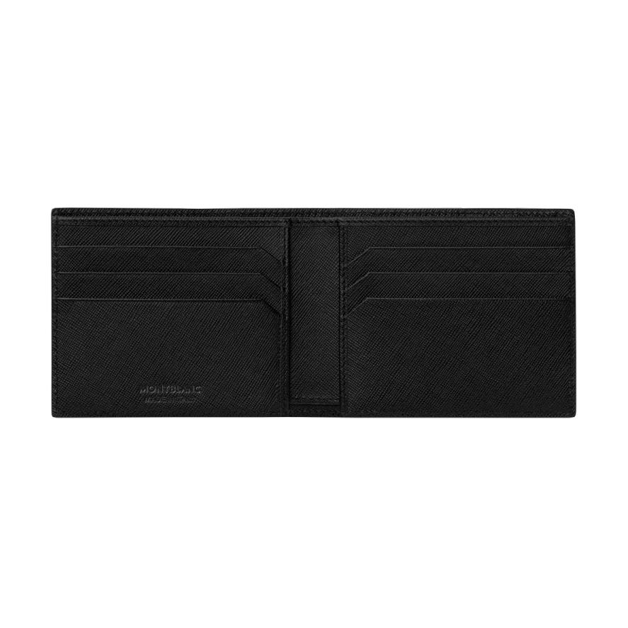 Montblanc Серия Artisan Короткий кошелек Из телячьей кожи с полным зерном Мужские кошельки Черный 113215