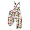 Women's Summer Bib Pants Christmas Printed Vintage Jumpsuit (Non-Adjustable Straps)
