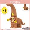 Игрушка-конструктор Динозавр Брахиозавр из АБС-пластика для творческого DIY для детей и подростков