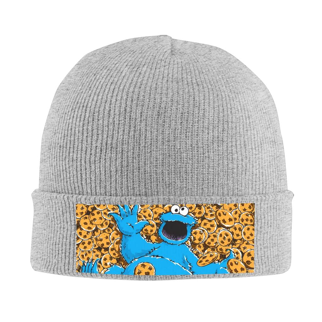 Cookie Monster Warm Knitted Cap Winter Knit Bonnet Hat Skullies Beanies Hip Hop Caps for Unisex