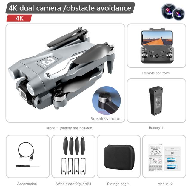 Новая профессиональная HD-дрон Z908 Max с двойной камерой, бесщеточный двигатель, мини-аэрофотосъемка, FPV, предотвращение препятствий, Wi-Fi, квадрокоптер, игрушка