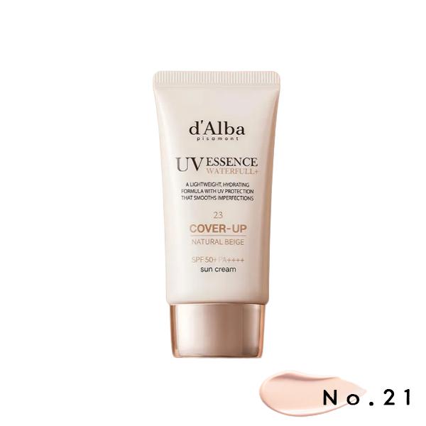 d'Alba Водостойкий тонирующий солнцезащитный крем Natural Cover Beige 50 мл (Светлый / Теплый) SPF50 + PA ++++ (11 вариантов)