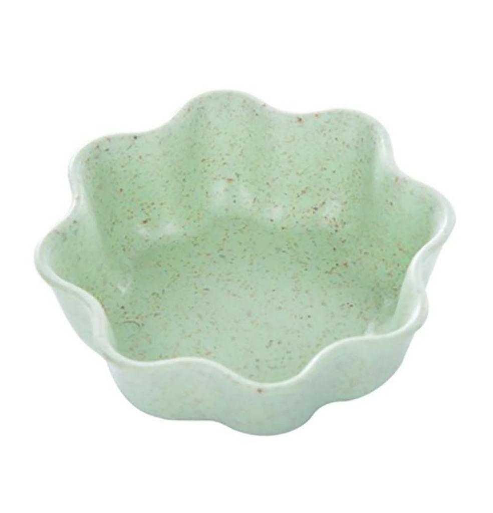 Тарелки для закусок в форме сердца, цветка из соломы пшеницы + ПП материал, гладкий край, кухонные принадлежности, посуда, мини-миски, блюдце для соуса