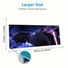 Sasuke Naruto Mouse Pad, Large Gaming Desk Mat, Non-slip XXL Mousepad for Laptop & Tablet, Mini PC Playmat with Stitched Edges