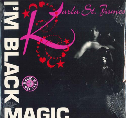 12-дюймовая пластинка KARLA ST. ДЖЕЙМС - Я Черная Магия FLY0013 Fly Records Ame 1992 США Танцевальная и Электронная Музыка