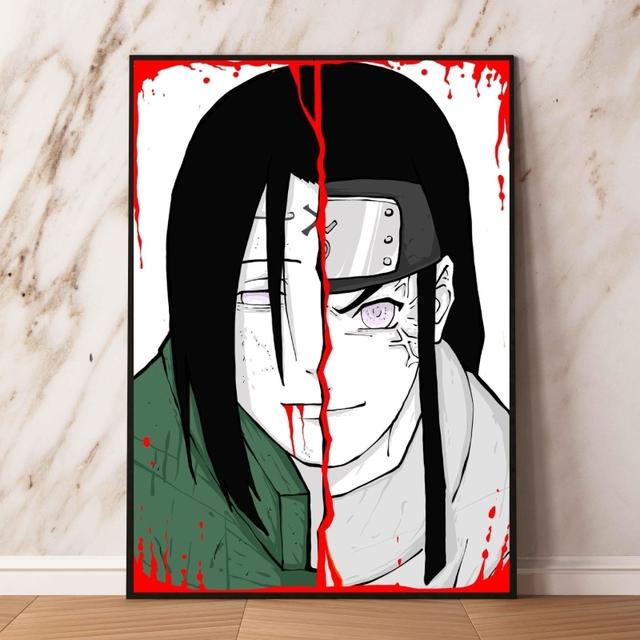 Холст HD принты Наруто Хьюга Неджи настенное искусство дома современная гостиная изображение персонажа из мультфильма для детей