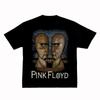 Горячий товар Pink Floyd Винтажная Рок Ретро Американская Уличная Хлопковая Футболка Оверсайз с Коротким Рукавом