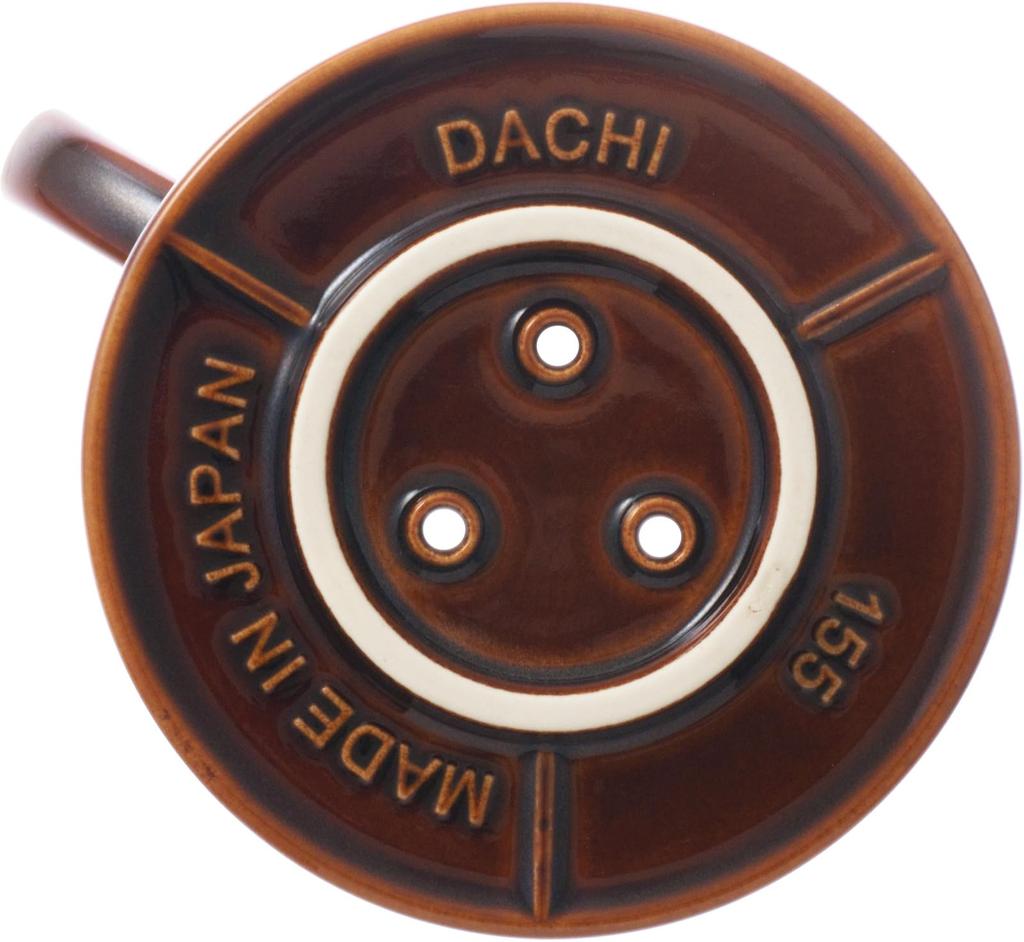 Kalita Coffee Mino Excellent Heat DACHI MI 155 Gloss Brown Wave Made In Drip Single or Double Porcelain Dripper, Ware, Retention, Ceramic, 1-2 Person,