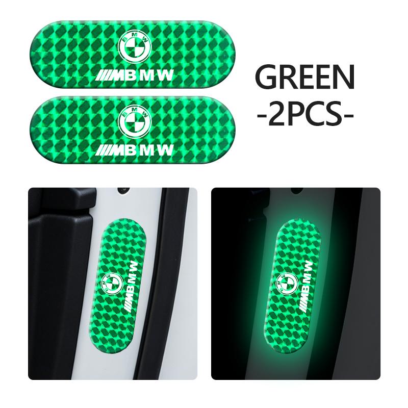BROB8 Car Reflective Warning Stickers Night Visibility Protective Strip For BMW M 1 3 4 5 6 7 Series X1 X3 X4 X5 G20 G38 F48 E36 E39