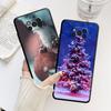 Черный чехол для Samsung Galaxy M13 M12 M22 M23 M33 M52 M32 5g M31 M30s M51 M31s M11 M31 Prime, милый чехол с рождественской елкой