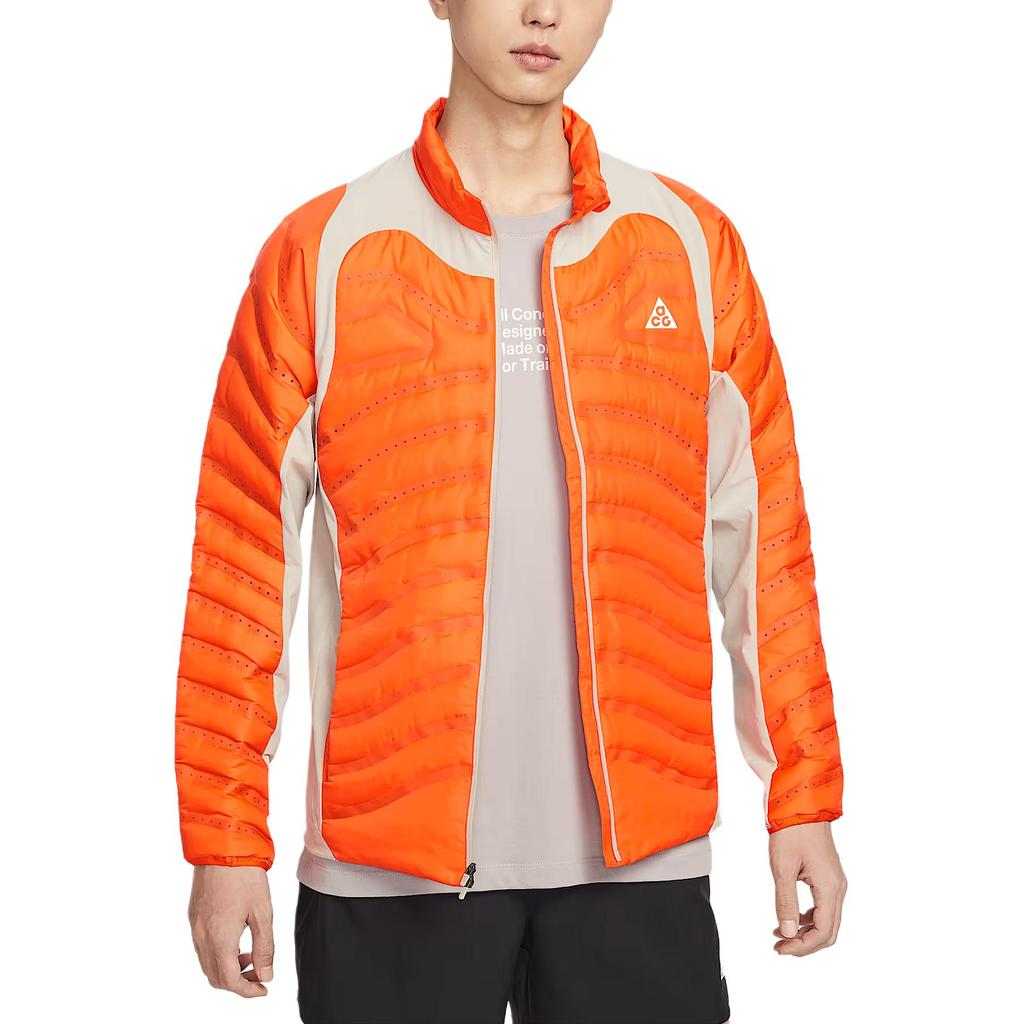 Nike ACG Lava Loft Therma-FIT Эластичная Сшитая Утиный Пух Теплая Дышащая Color Block Длинный Рукав Пуховик Мужская Верхняя одежда IO9133-819