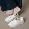 Low-top Flat-bottom Lace-up Little White Shoes Autumn Simple Casual Single Shoes Women's Versatile Board Shoes