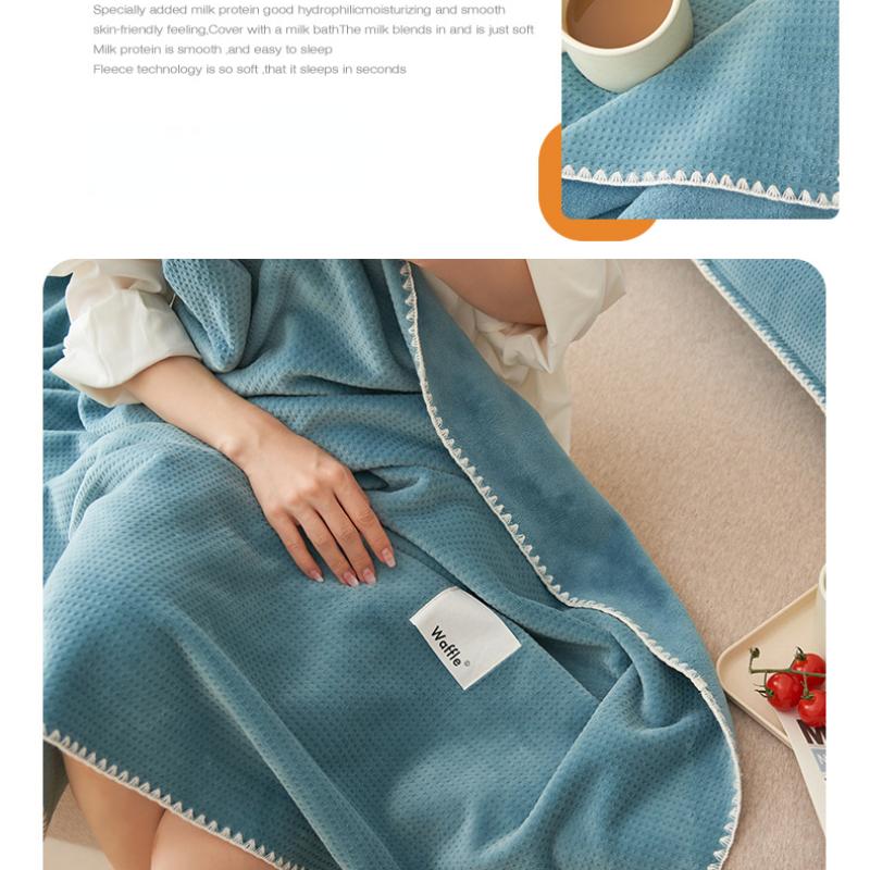 1 кусок одеяла, утолщенное шерстяное одеяло, четыре сезона, одеяло для отдыха, дивана, одеяло для сна, мебель для спальни, принадлежности