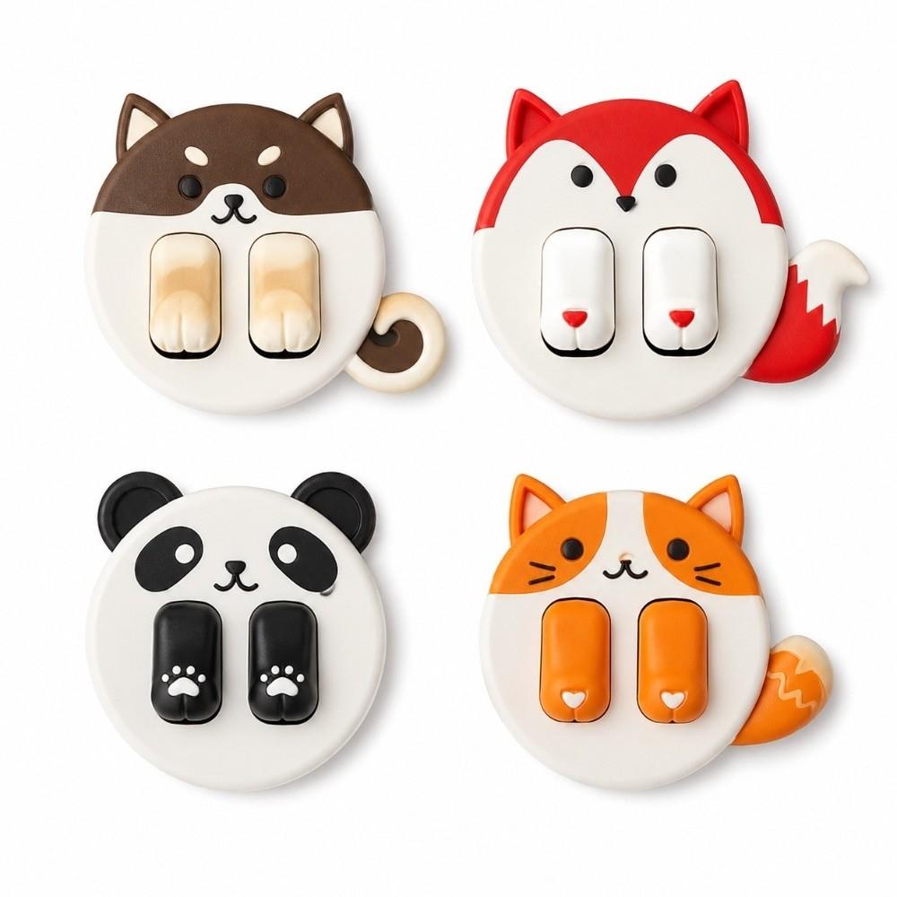Cartoon Animal Light Switch Cover Creative Animal Switch Ornament Bedroom Wall Decor