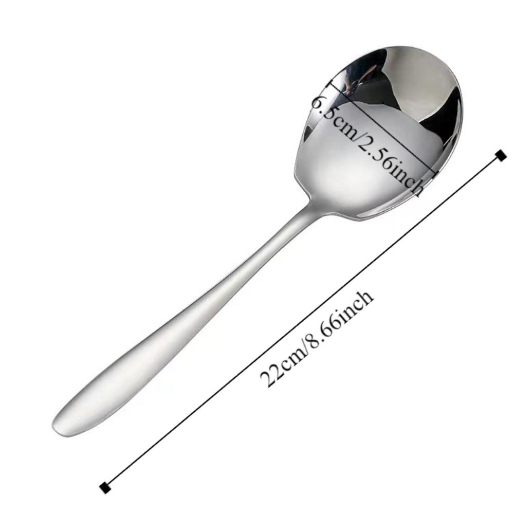 Большие суповые ложки, утолщенная ложка для посуды, новая ложка для еды, кухонные принадлежности