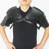 Cloak Leather Harness Black PU Leather Pu Shoulder Armor Medieval Viking Guards  Medieval Cosplay