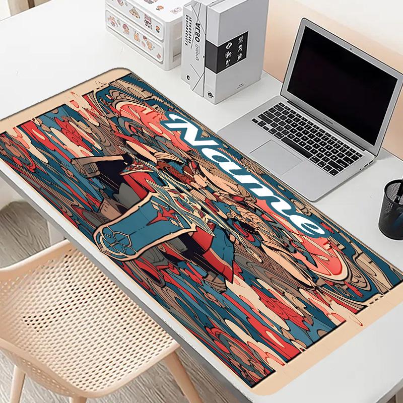 Custom Name Personalized The Legend of Zelda Pattern Mousepad, Laptop PC Desk Mat, Decorative Desk Mat for Home Keyboard Pad Gift