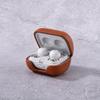 Suitable for Sony LinkBuds Bluetooth wireless headset protective case, lychee pattern leather anti-drop protective case