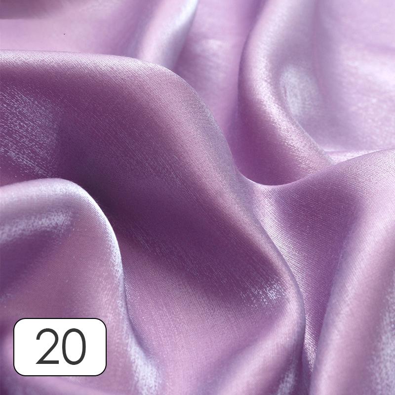 Цветная глазурь шелковый атлас градиентная ткань блестящая яркая шелковистая нежная атласная ткань для самостоятельного пошива свадебного платья рубашки материал