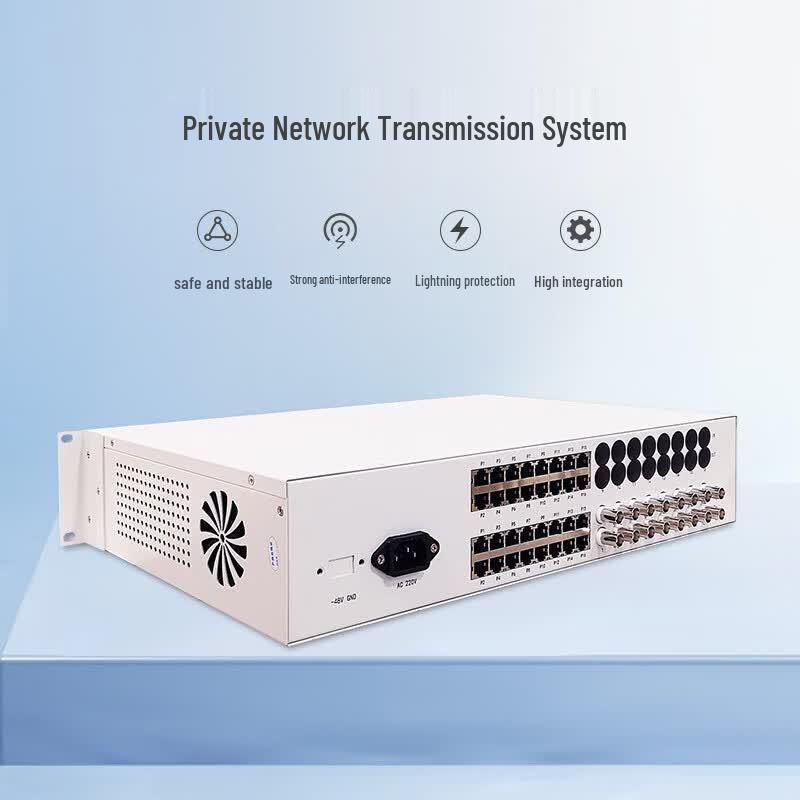 Интегрированный оптический трансивер PCM Guotong Weilai GT 8E1-128P4WKETH