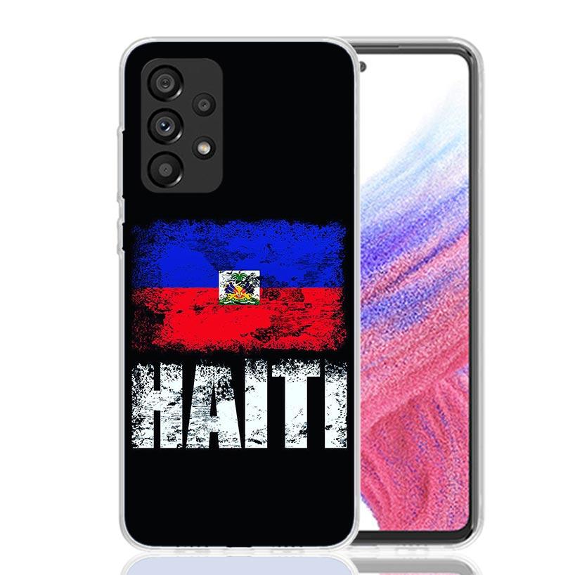 Haiti Haitian Flag Phone Case for Samsung Galaxy A17 A16 A15 A14 A13 A57 A56 A55 A54 A53 A37 A36 A35 A34 A33 A26 A25 A24 A23 Gal