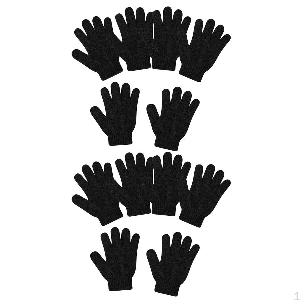 12pcs Shower Gloves Exfoliating Bath For Cleaning