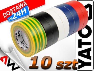 Yato Insulating Tape 19Mmx20M Mix/10Pcs.