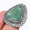 Indian Moss Agate Gemstone 925 Sterling Silver Jewelry Ring Size 9.5