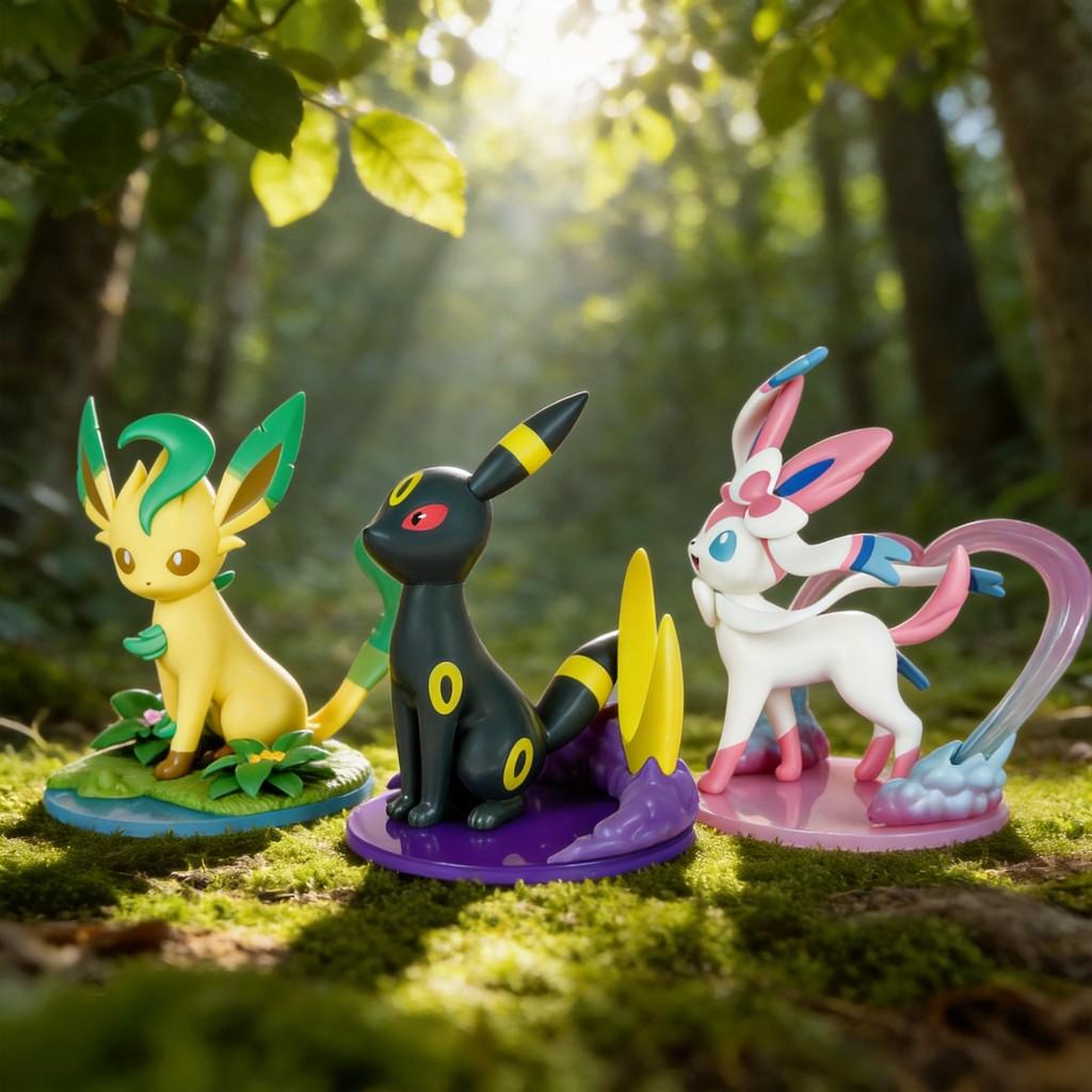 Pokmon Moon Eevee Pvc Toy With Collectible Design For Anime Enthusiasts And Collectors