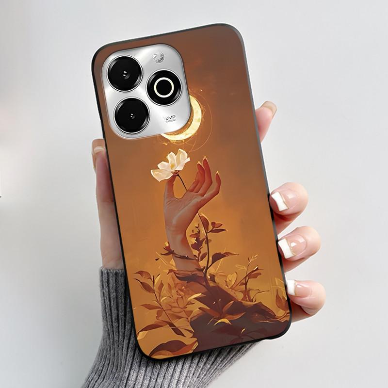 Anti-scratch Phone Case For Umidigi G100X/G9X Soft Silicone Black Casing Aesthetic Beautiful Blue Sky Sunlight Pattern Shell