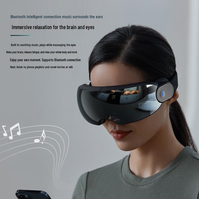 Philips PPM7101E Visual Eye Massager with Bluetooth Sleep Mask