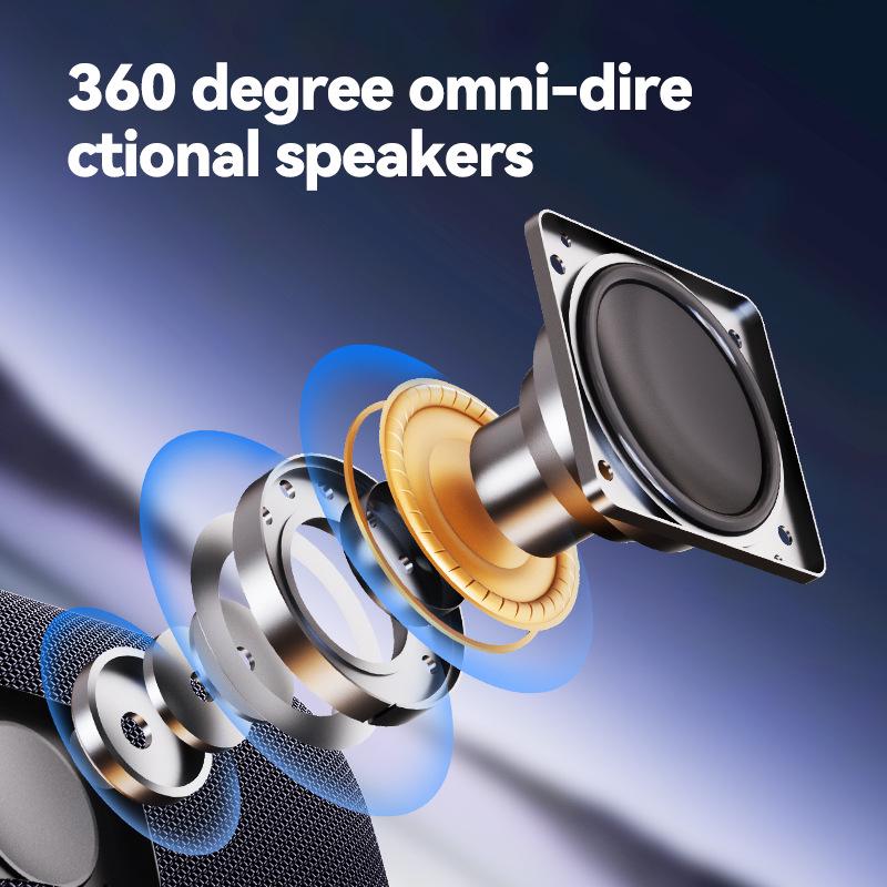 4GO Мини-портативная Bluetooth-колонка - Водонепроницаемая, Качественный звук, Сабвуфер для улицы