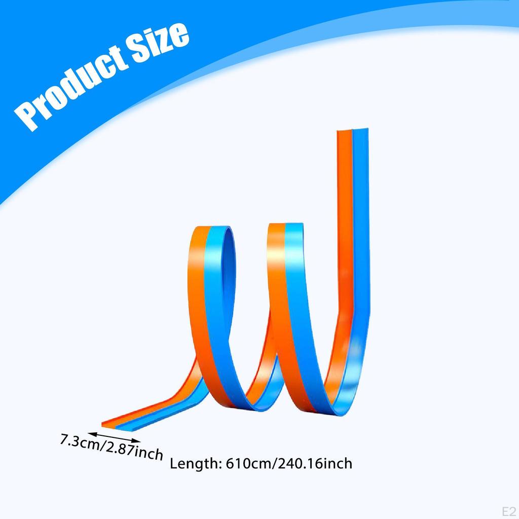 Flexible Race Track Children Toy Fun with 4 Mini Diecast Cars for Ages 3 Up