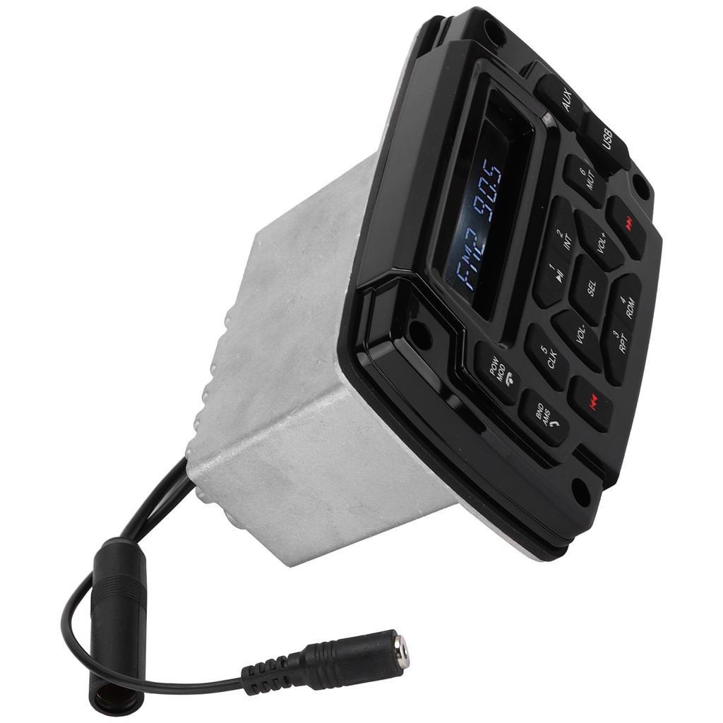 Bluetooth MP3-плеер USB-радио Звуковая система IP66 Водонепроницаемая для ванной комнаты Лодка Яхта Автомобиль Мотоцикл