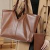Вместительная женская сумка под мышкой, новая, из натуральной кожи, универсальная сумка-тоут для работы, текстурированная сумочка, плечевая сумка из коровьей кожи верхнего слоя