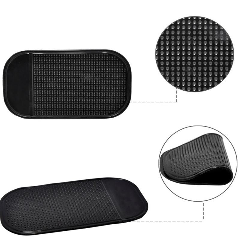 Автомобильный противоскользящий коврик, липкая подставка для телефона, черный липкий коврик, противоскользящие автомобильные аксессуары