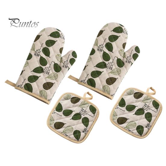 Набор термостойких прихваток и держателей для кастрюль Удобное хранение Высокая термостойкость До 500 градусов по Фаренгейту Нескользящая ручка Необходимые принадлежности для кухни