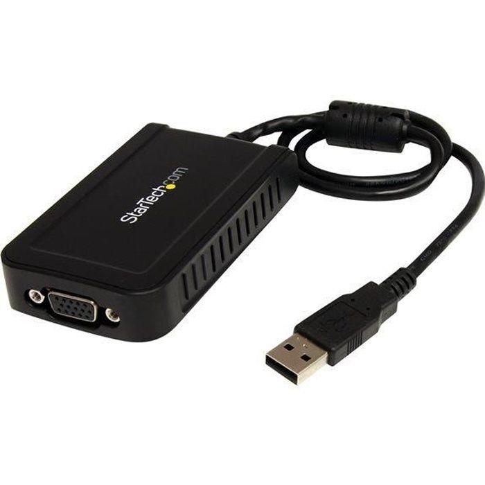 Adaptateur Vidéo USB 2.0 Vers VGA - STARTECH - Carte Graphique Externe - 1920x1200 - M/F - 32MB DDR