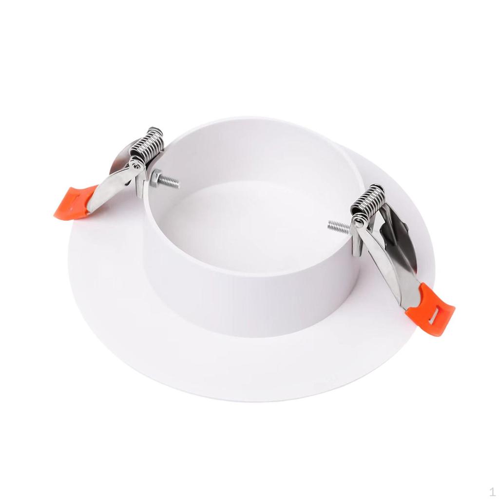 Потолочная накладка Декоративная крышка Панель доступа Прочная Круглая Встраиваемая Точечная лампа Отверстие для стекла