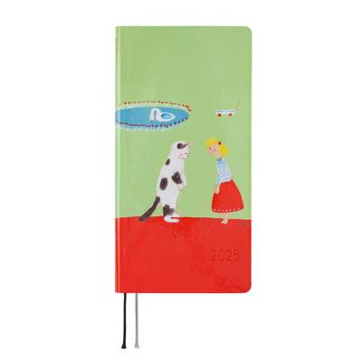 Hobonichi Techo 2025 Недели Кейко, ты за свой труд Аоки Начиная с января Еженедельный блокнот Еженедельный левый тонкий портрет Шибата/Спасибо за работу, г-н.