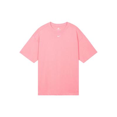 Nike Спортивная одежда Essential Solid Logo Standard Round Neck свободная футболка с коротким рукавом и заниженной линией плеч женская футболка кораллово-меловая DX7911-611