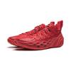 Li Ning Buckets Амортизация Скользкая подошва Дышащие Низкие Баскетбольные кроссовки Мужские Красные ABAV051-7