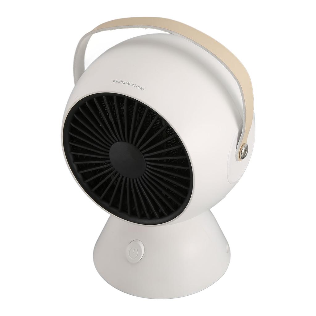 Mini Fan Heater 1300W Silent Constant Temp Fast Heating Portable Desktop Space Heater for Bedroom Office
