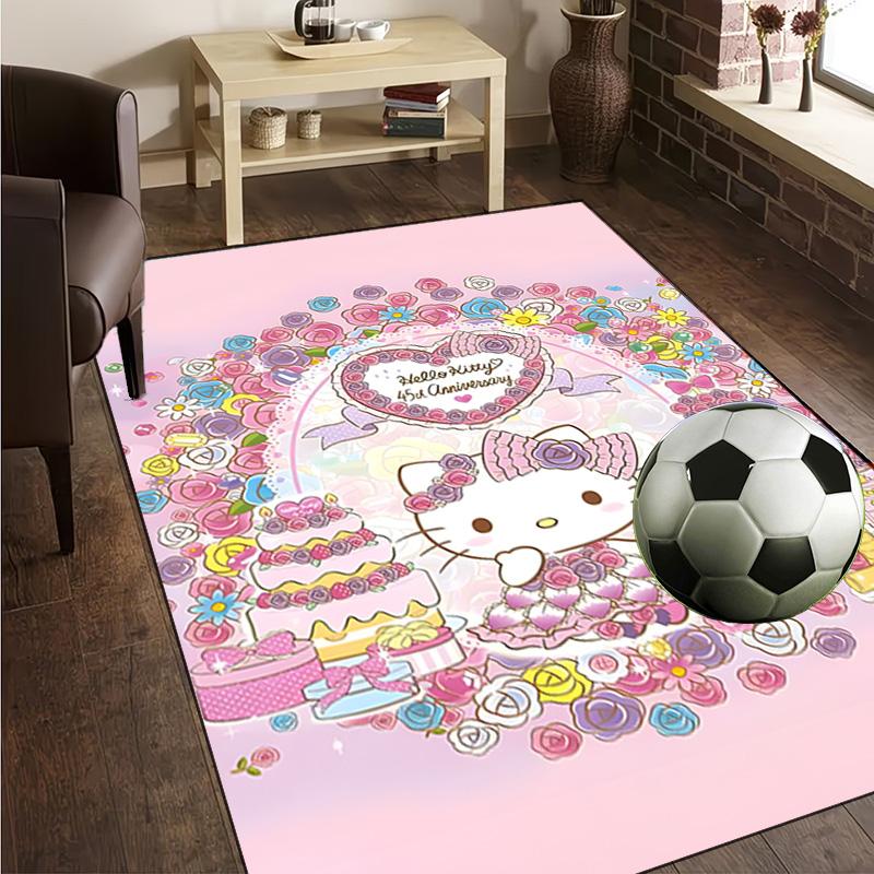 Kitty Party Rug Office Carpet Non-Slip Mat, Chair Rug Floor Covering for Gaming, Bedroom, Living Room , Home Decor Christmas Gift