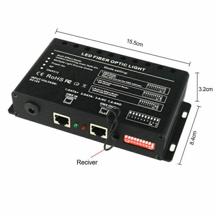 6 Вт RGBW Мерцающий Bluetooth APP RF Управление Звуком Оптоволоконный Звездный Потолок Метеор Комплект