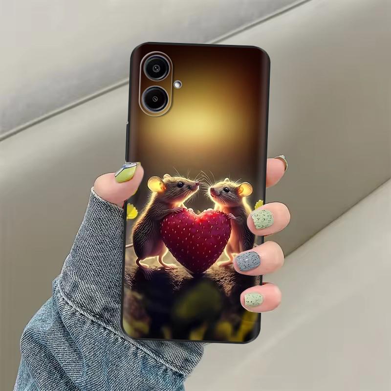 Чехол для Samsung Galaxy A07 4G Чехол для Samsung A07 Милый Цветочный Принт Мягкие Силиконовые Чехлы Для Samsung A07 A 07 Чехол Fundas