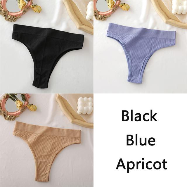 Women's Panties Seamless High Waisted Underwear Women Comfortable Panties Women Sexy Underpants For Women 3PCS/Set
