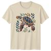 Scandinavian Sea Turtle TShirt Marine Life Nature Birthday Gift For Him And Her