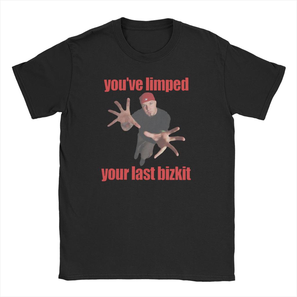 Limp Bizkit T Shirt Men Pure Cotton Unique TShirt Crew Neck Tees Short Sleeve Tops Adult